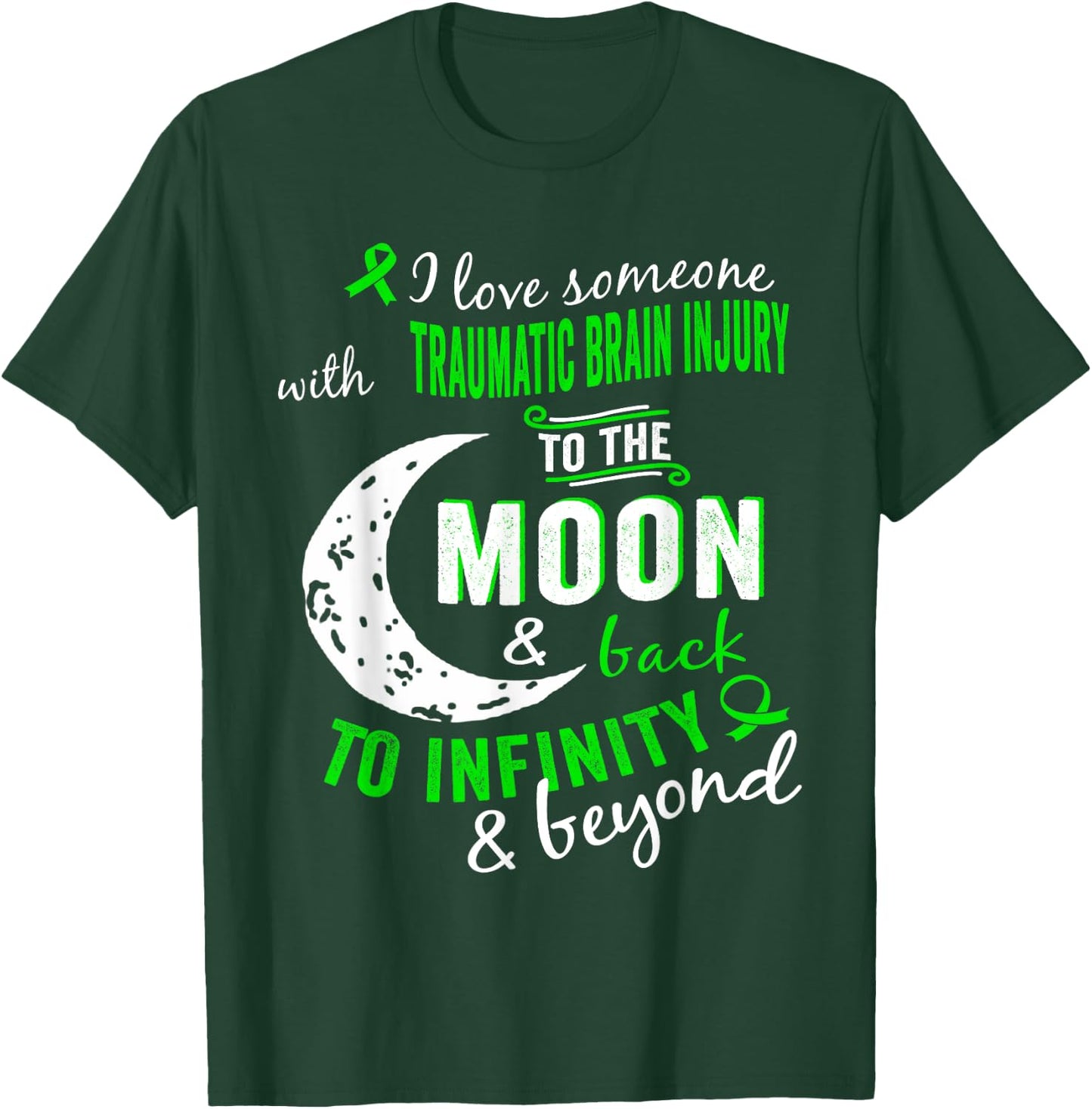 Traumatic Brain Injury Awareness Shirt T-Shirt - T-Shirt | Forest