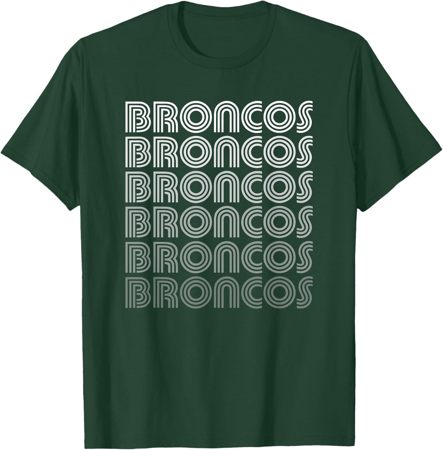 Vintage Broncos T-Shirt - T-Shirt | Forest