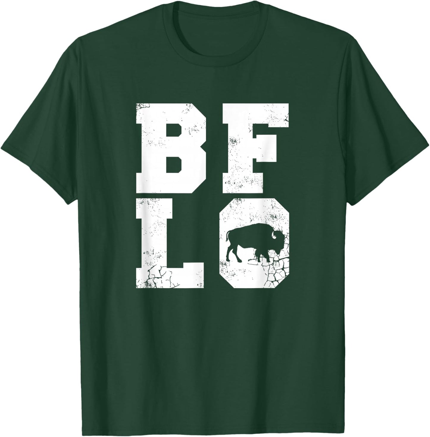 BFLO Distressed Buffalo NY T-Shirt - T-Shirt | Forest