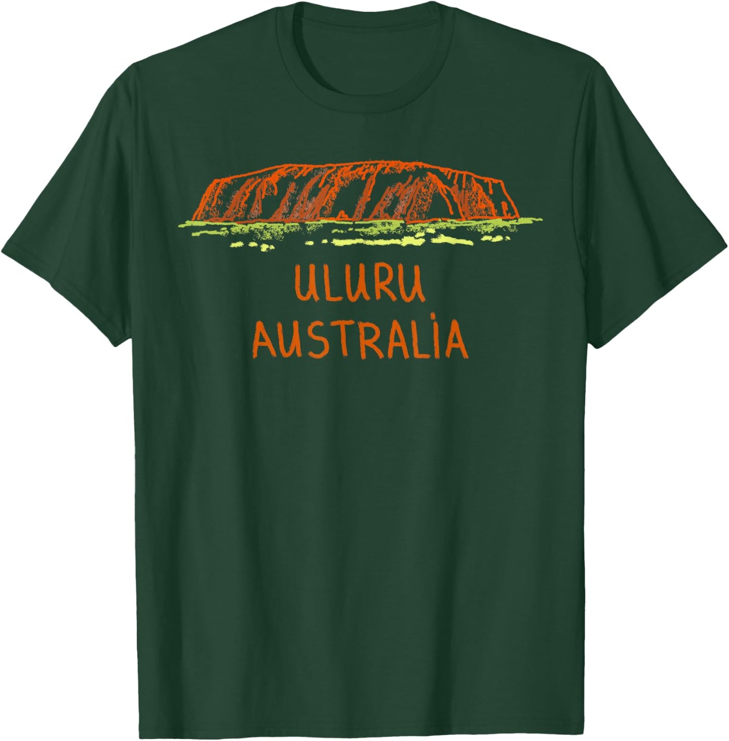 Uluru Australia T-Shirt - T-Shirt | Forest