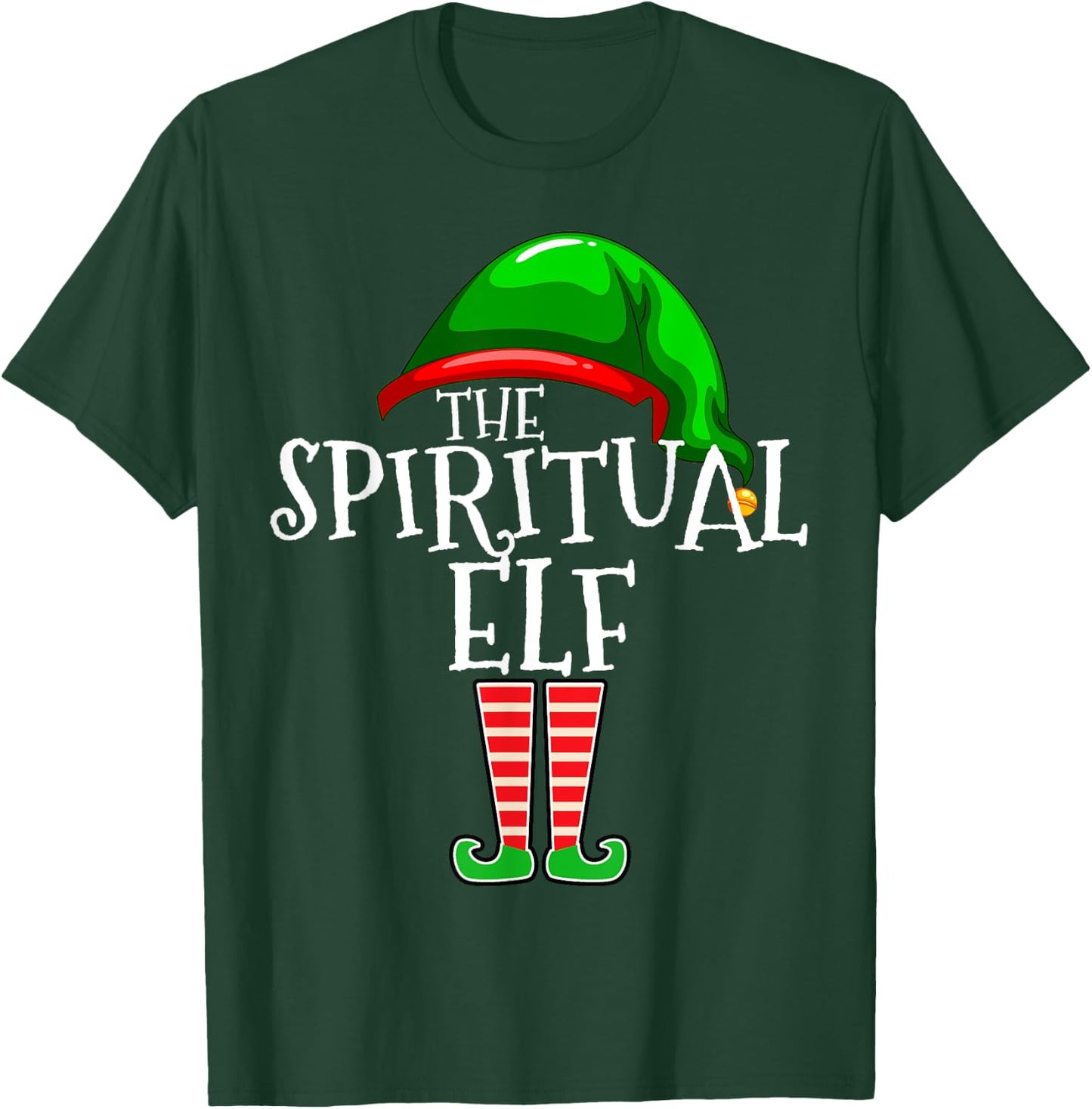 Spiritual Elf Group Matching Family Christmas Gift Outfit T-Shirt - T-Shirt | Forest