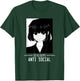 Anti Social Japanese Text Aesthetic Vaporwave Anime Gift T-Shirt - T-Shirt | Forest