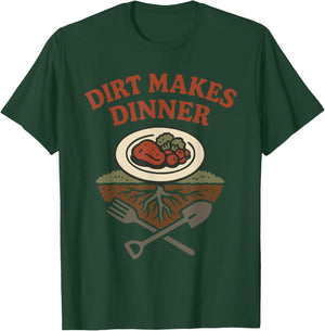 Regenerative Farmer Soil Health Organic Farming Climate T-Shirt - T-Shirt | Forest