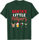 Santa's Little Helpers Christmas Spirits Drinking Squad Gift T-Shirt - T-Shirt | Forest