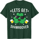 Funny St Patricks Day Shirt Lets Get Shamrocked Gift T-Shirt - T-Shirt | Forest