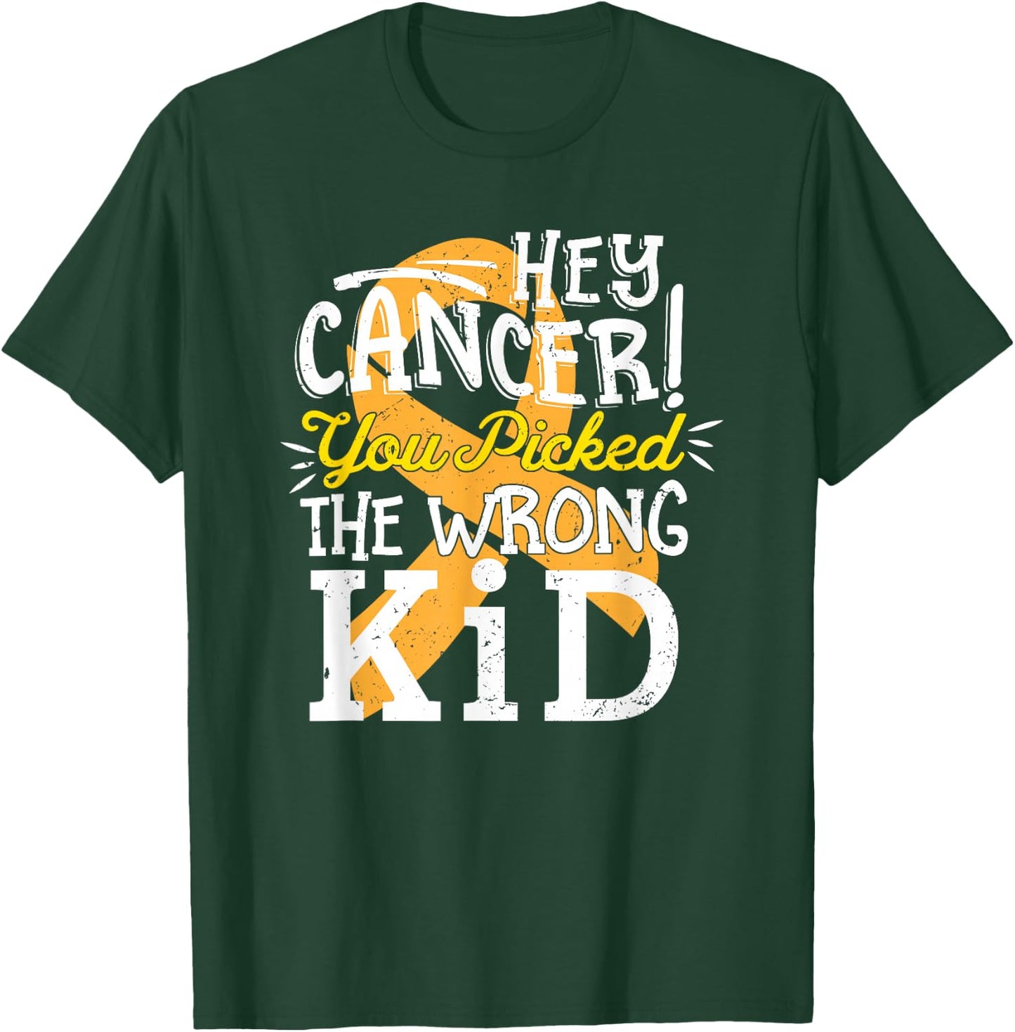 Childhood Cancer Shirt Awareness Survivor Wrong Kid Support T-Shirt - T-Shirt | Forest