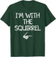 I'm With The Squirrel Halloween Costume Couples Matching T-Shirt - T-Shirt | Forest