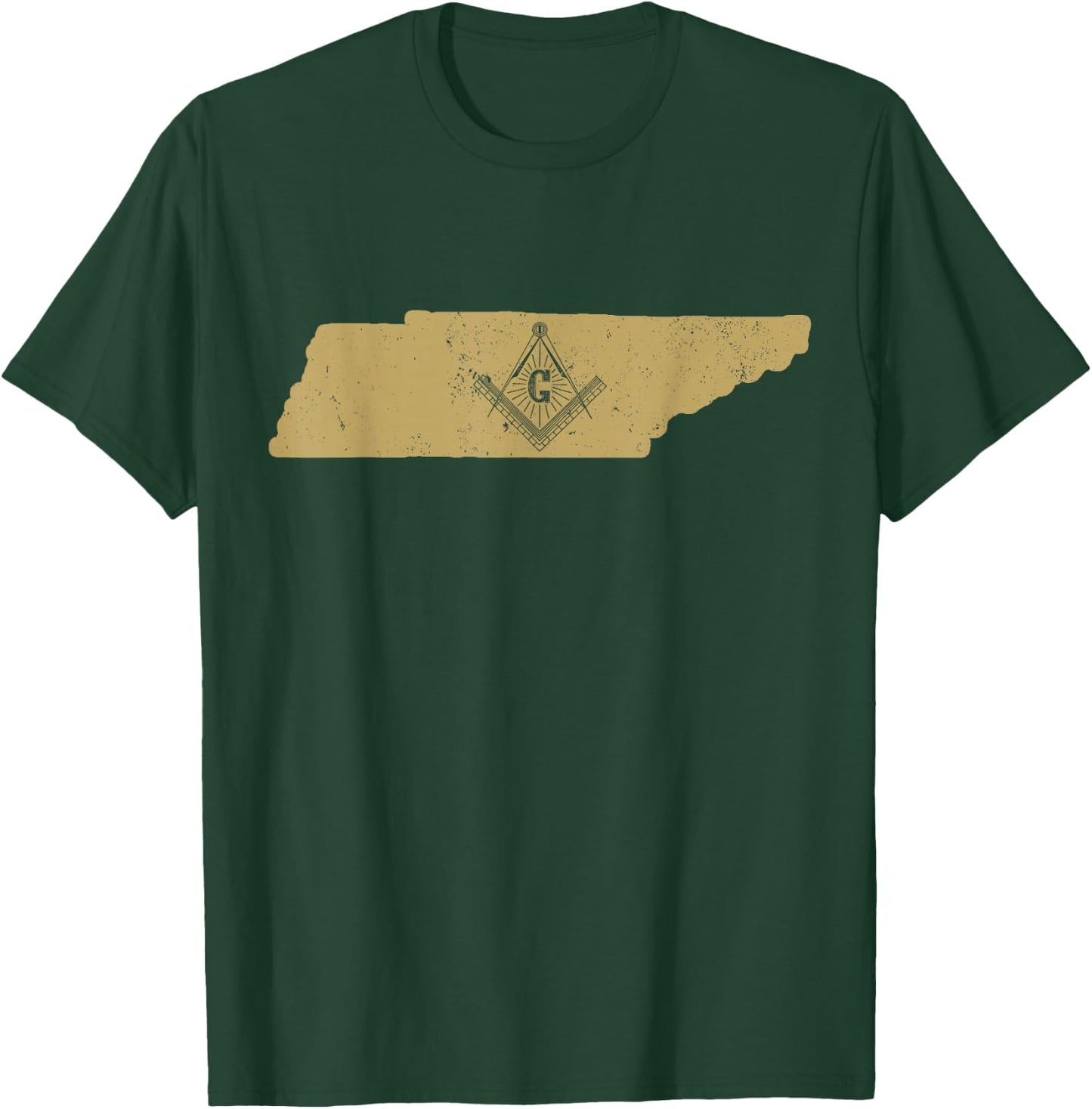 Tennessee Freemason T Shirt With Masonic Symbols T-Shirt - T-Shirt | Forest