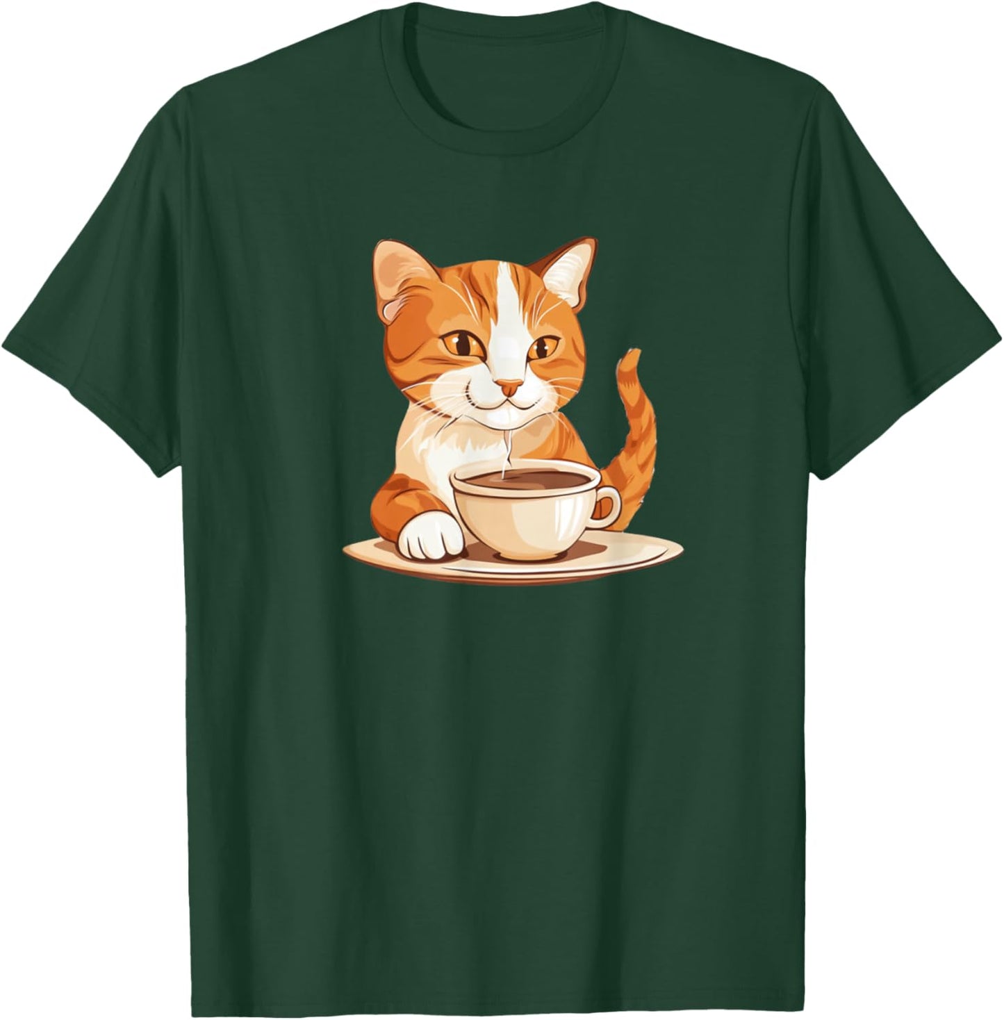 Orange Tabby Cat Cute Tabby Cats Love T-Shirt - T-Shirt | Forest