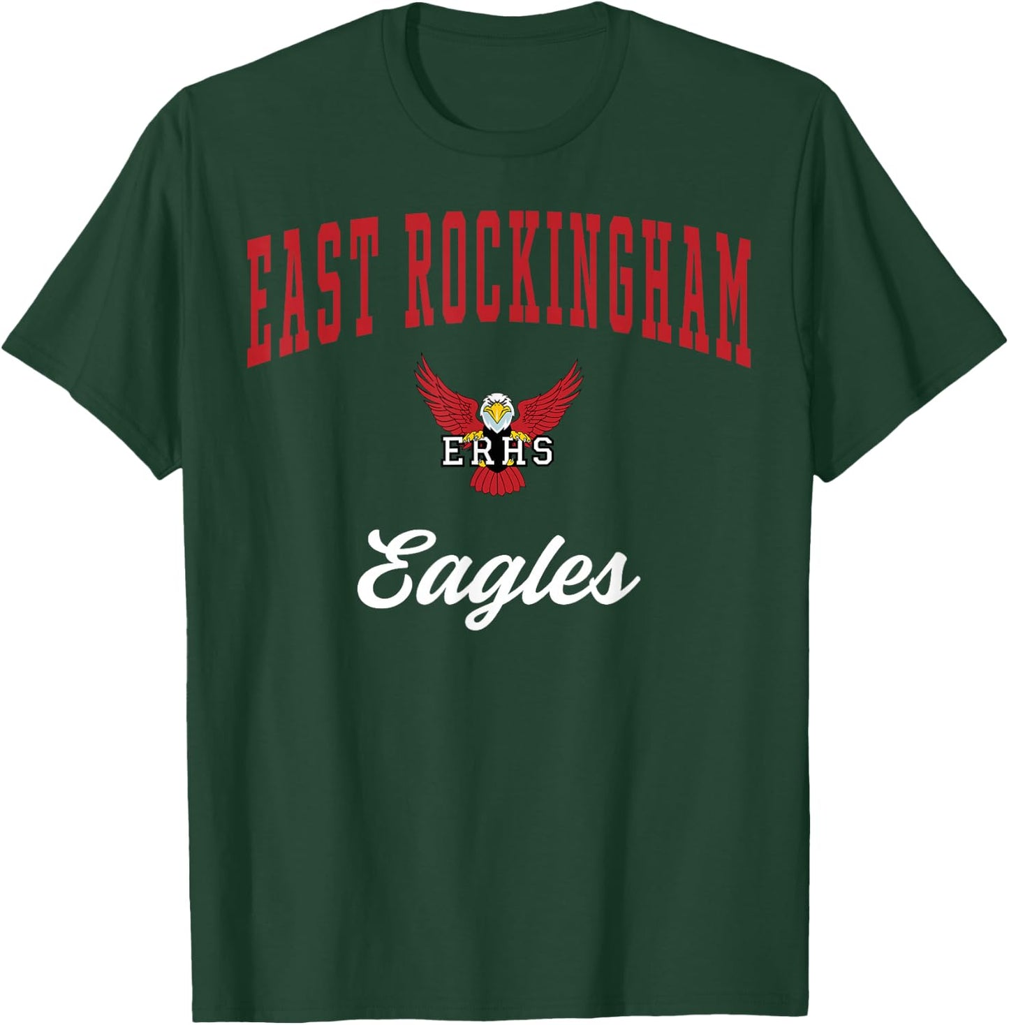 East Rockingham High School Eagles C3 T-Shirt - T-Shirt | Forest
