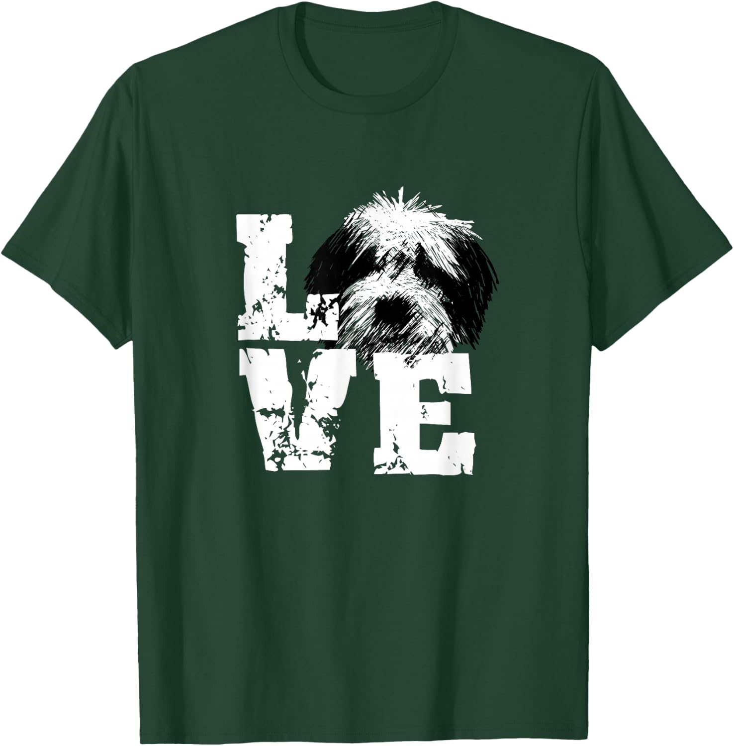 LOVE Sheepadoodles for Doodle Dog Lovers T-Shirt - T-Shirt | Forest
