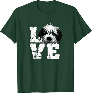 LOVE Sheepadoodles for Doodle Dog Lovers T-Shirt - T-Shirt | Forest