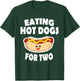 Eating Hot Dogs For Two Pregnant Funny Shirts Mom To Be T-Shirt - T-Shirt | Forest