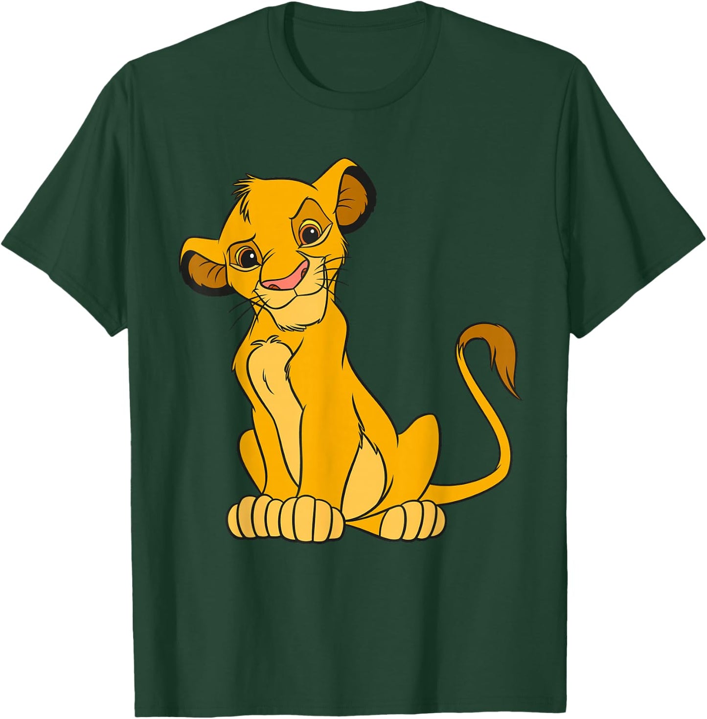 Disney The Lion King Young Simba Sitting Up T-Shirt - T-Shirt | Forest