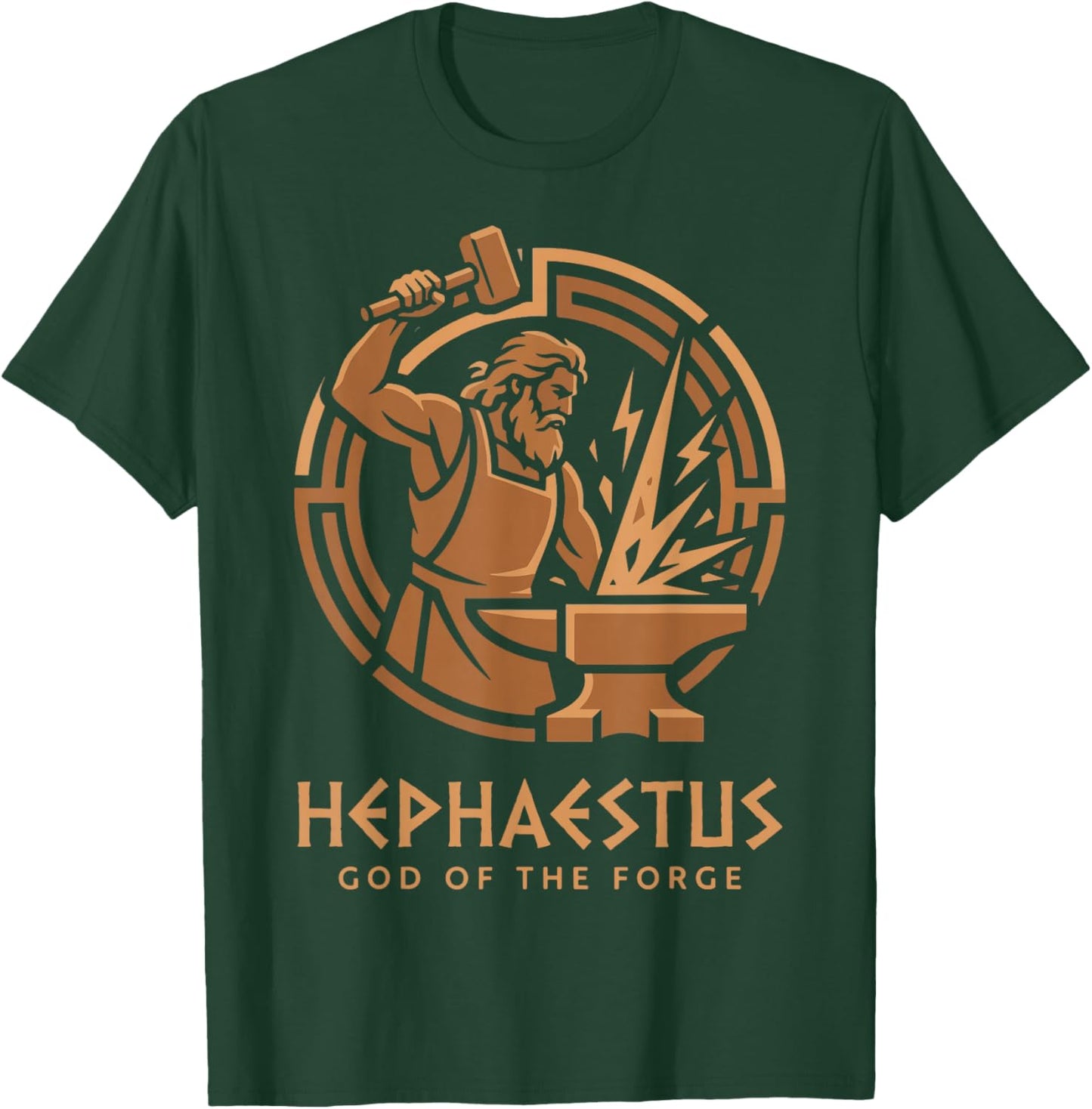 Hephaestus God of The Forge T-Shirt - T-Shirt | Forest