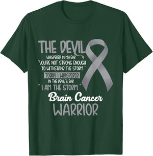 I am the storm Brain Cancer Warrior Shirt T-Shirt - T-Shirt | Forest