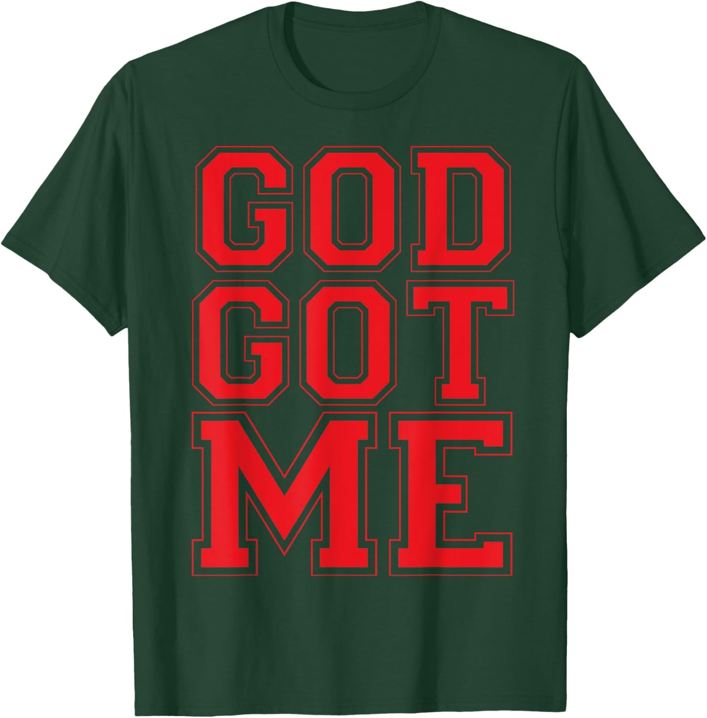 Christian T Shirts God Got Me (Red) T-Shirt - T-Shirt | Forest