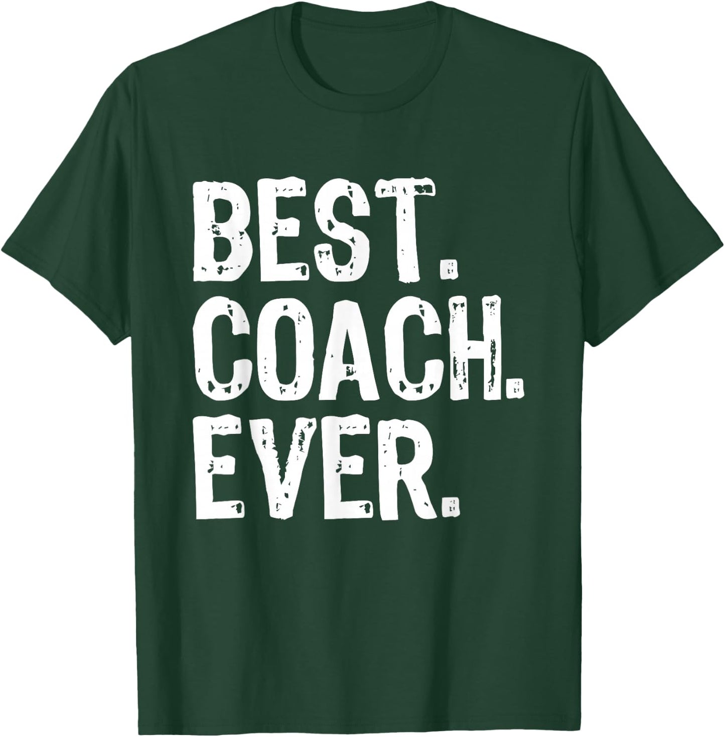 Best Coach Ever Funny Gift Christmas T-Shirt - T-Shirt | Forest