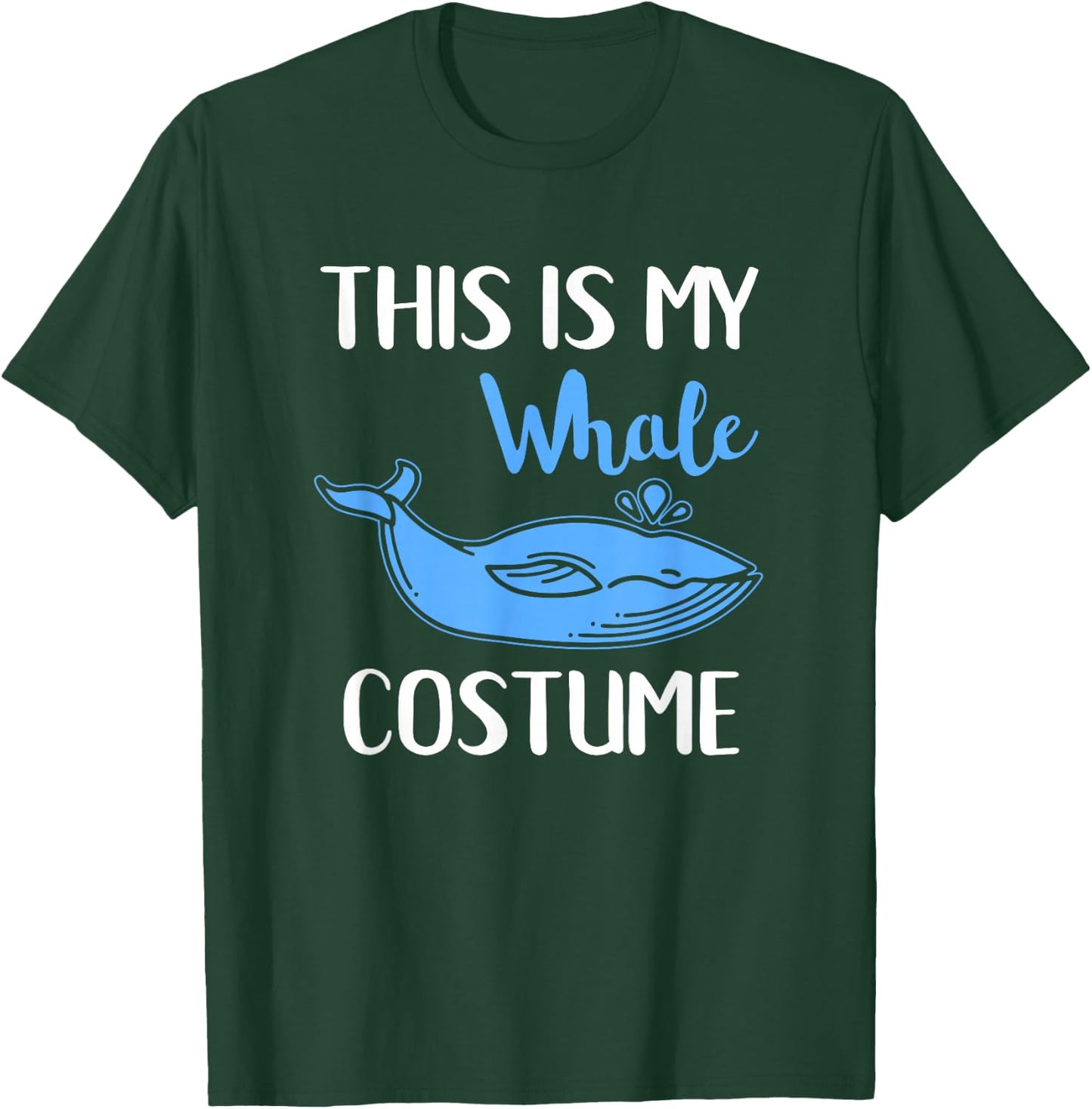 This Is My Whale Costume Funny Halloween Animal T-Shirt - T-Shirt | Forest