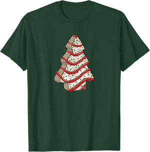 Christmas Tree Frosting Frosted Cake Debbie Snack T-Shirt - T-Shirt | Forest