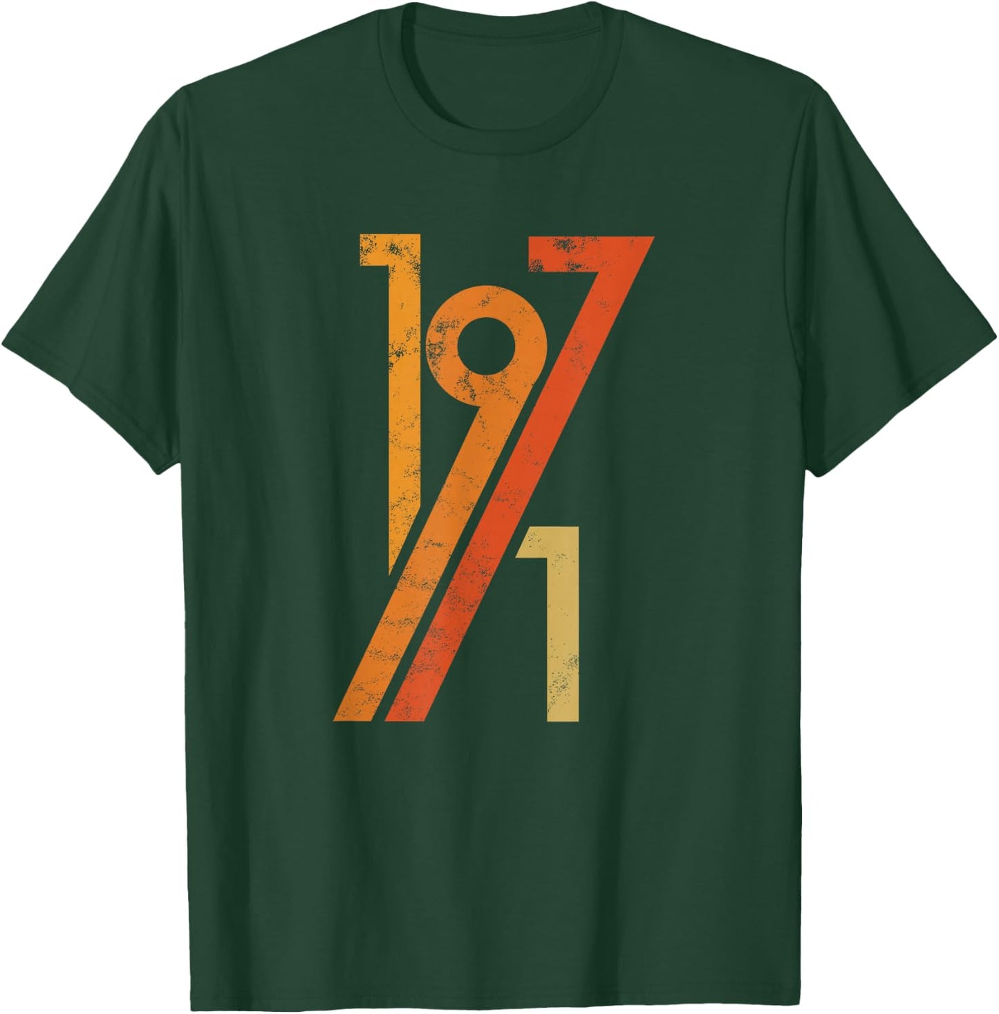 Birthday Vintage 70s Style 1971 T-Shirt - T-Shirt | Forest