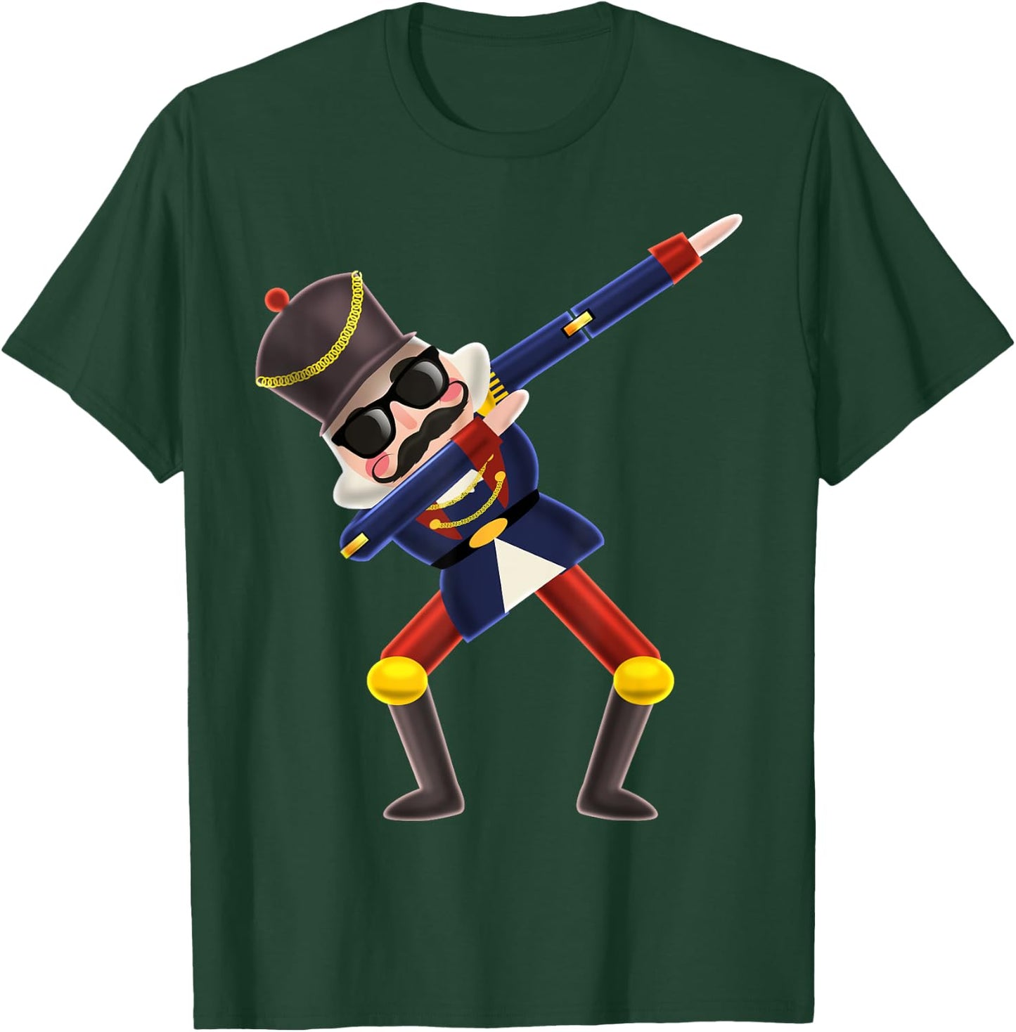 Dabbing Nutcracker Christmas Shirt Nutcracker Christmas Gift T-Shirt - T-Shirt | Forest