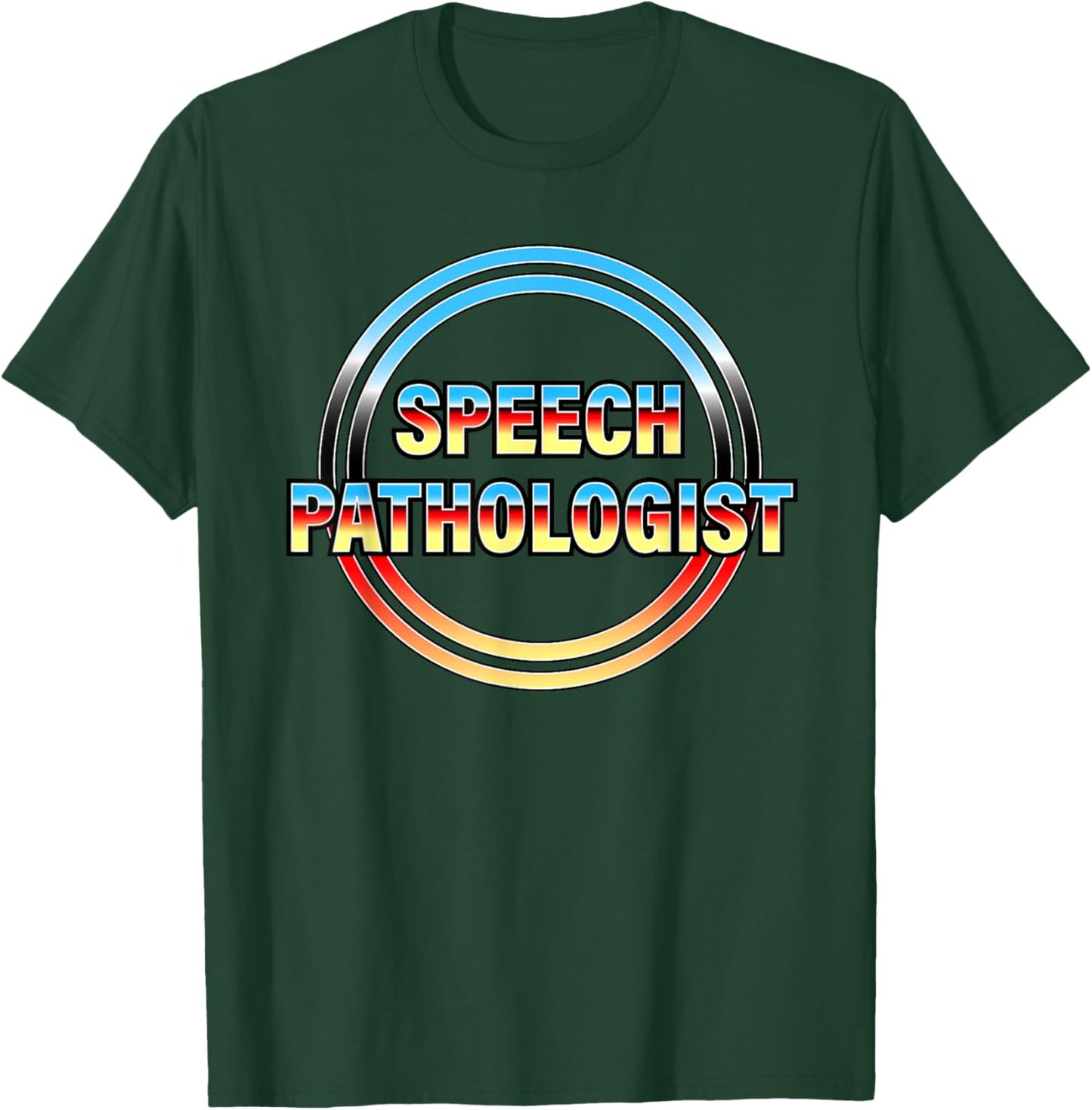 Speech Pathologist Retro Style T-Shirt - T-Shirt | Forest