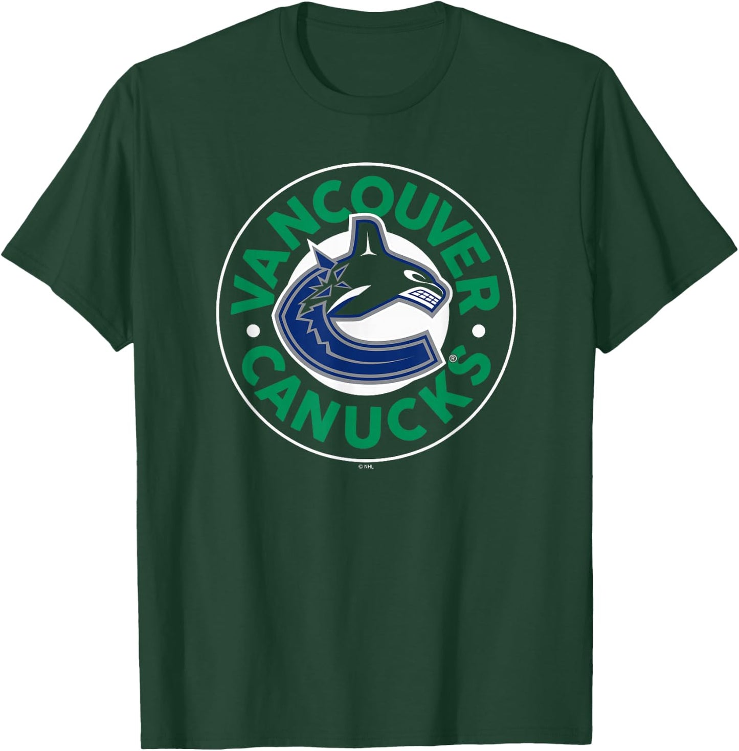 Vancouver Canucks Symbol Navy Blue Officially Licensed T-Shirt - T-Shirt | Forest