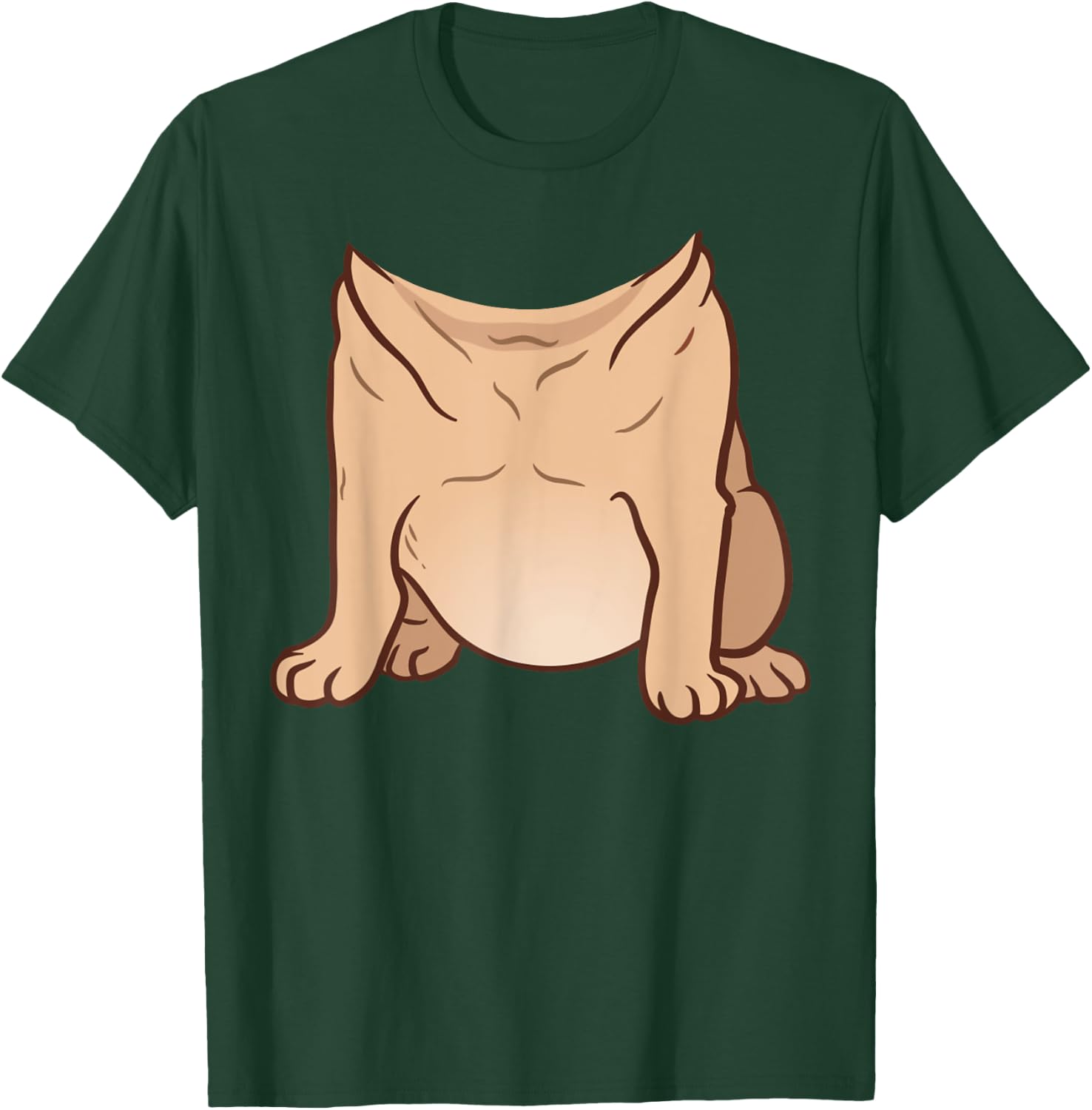 Pug Costume for Halloween Animal Body Cosplay T-Shirt - T-Shirt | Forest