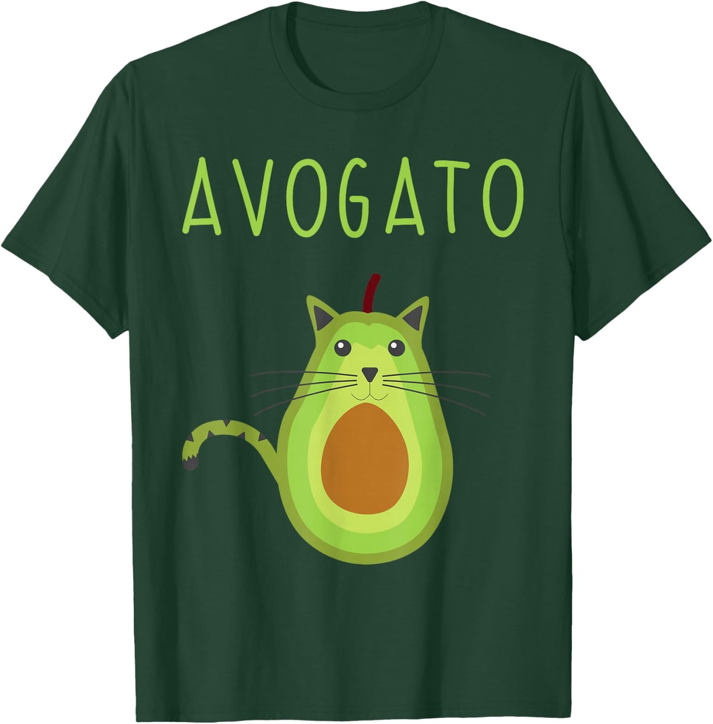 Avogato Cinco De Mayo Gift Cinco De Meow Cat Avocado T-Shirt - T-Shirt | Forest