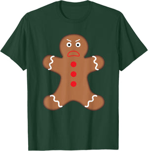 Angry Gingerbread Man Shirt - Funny Christmas Cookie Baking T-Shirt - T-Shirt | Forest