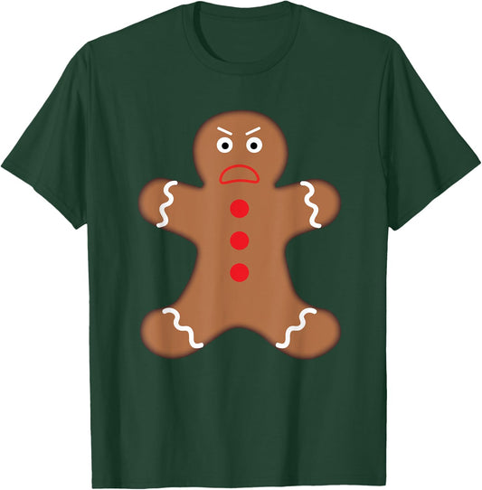Angry Gingerbread Man Shirt - Funny Christmas Cookie Baking T-Shirt - T-Shirt | Forest