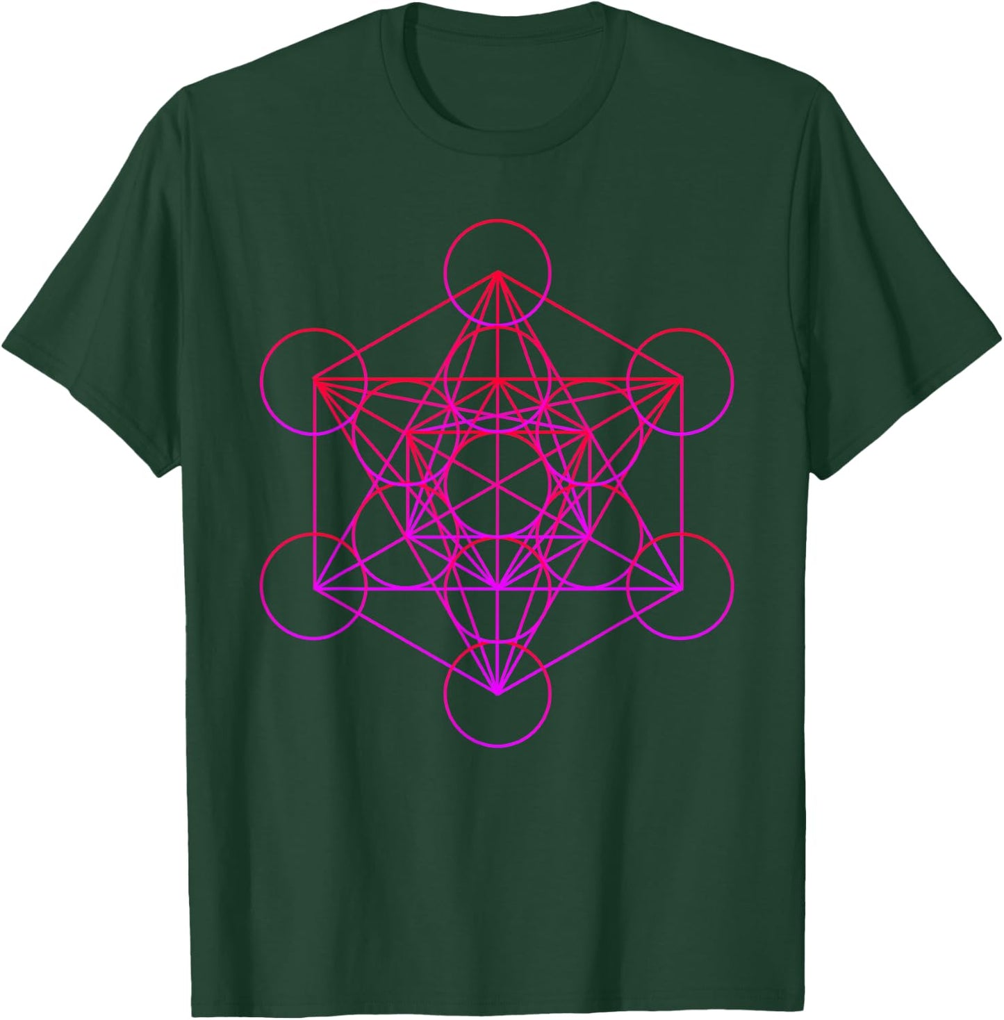 Dodecahedron Sacred Geometry T-Shirt - T-Shirt | Forest
