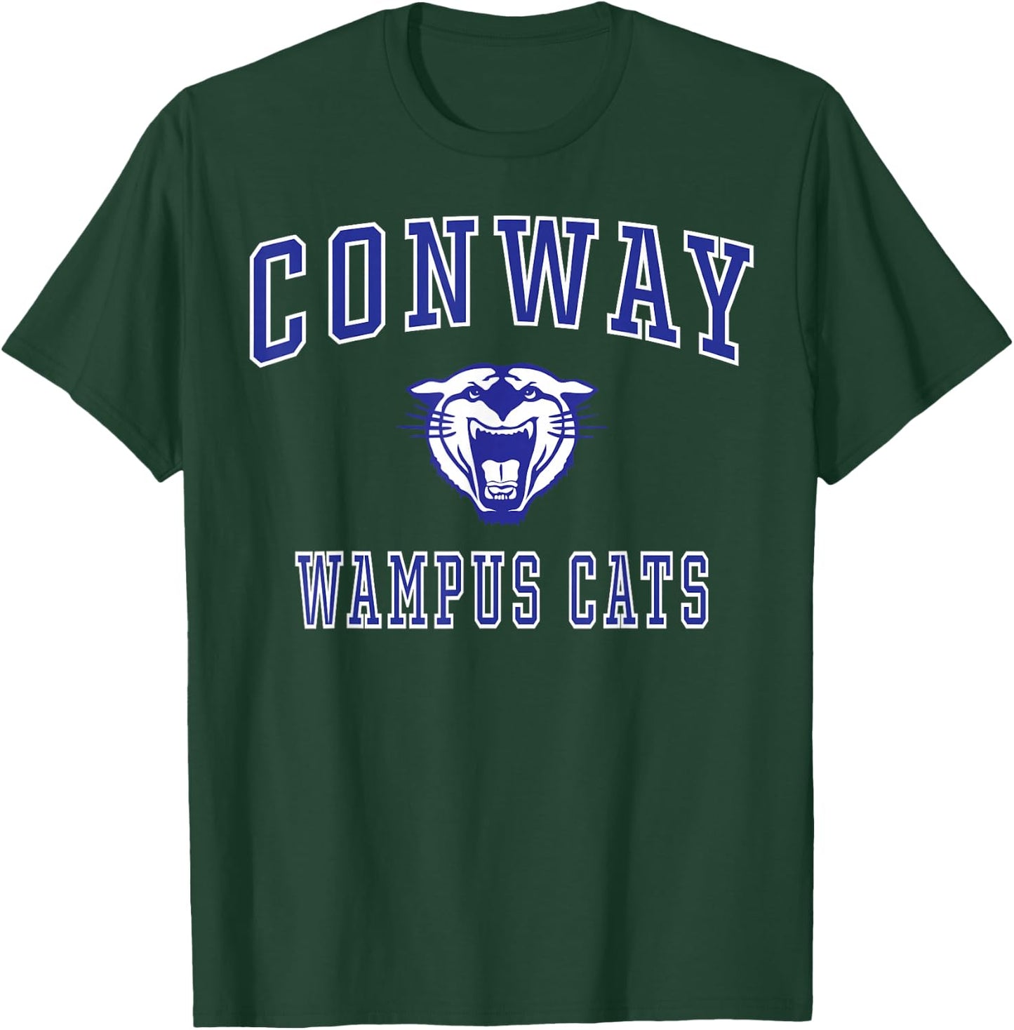 Conway High School Wampus Cats C1 T-Shirt - T-Shirt | Forest