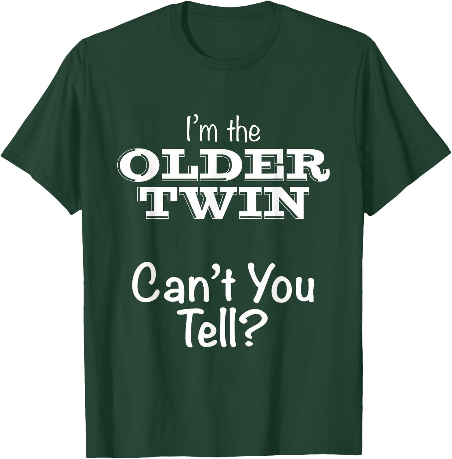 Twin Shirts for Adults Teens or Kids - Older Twin T-Shirt - T-Shirt | Forest