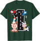 Tractor Farm Animals Number 1 1st Birthday Farm Barnyard T-Shirt - T-Shirt | Forest