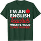 I'm An English Teacher What's Your Super Power Gift T-Shirt - T-Shirt | Forest
