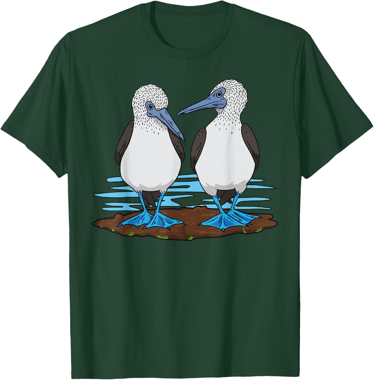 Seabirds Blue-footed Booby Bird T-Shirt - T-Shirt | Forest