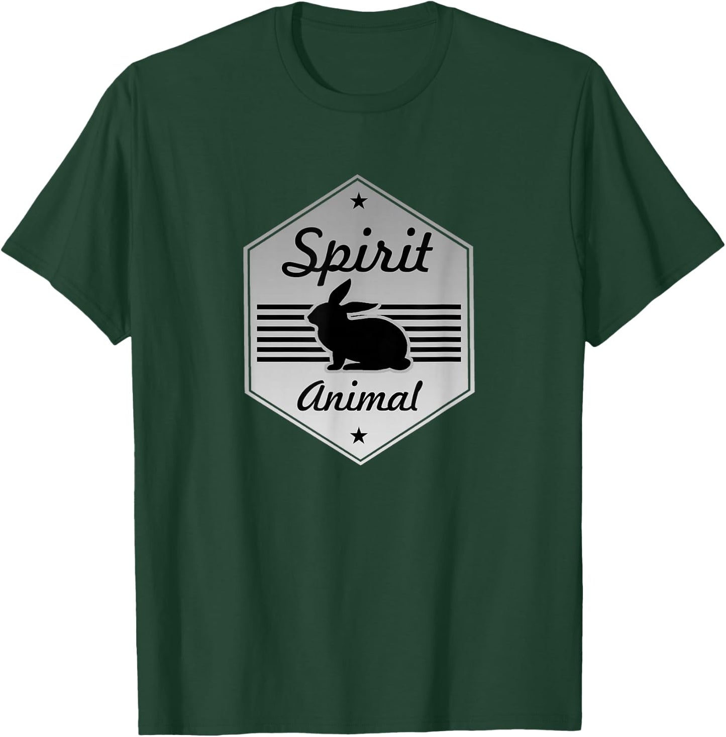 Rabbit My Spirit Animal Bunny Costume Design T-Shirt - T-Shirt | Forest