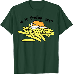 Gudetama The Lazy Egg is It Friday Yet? Small T-Shirt - T-Shirt | Forest