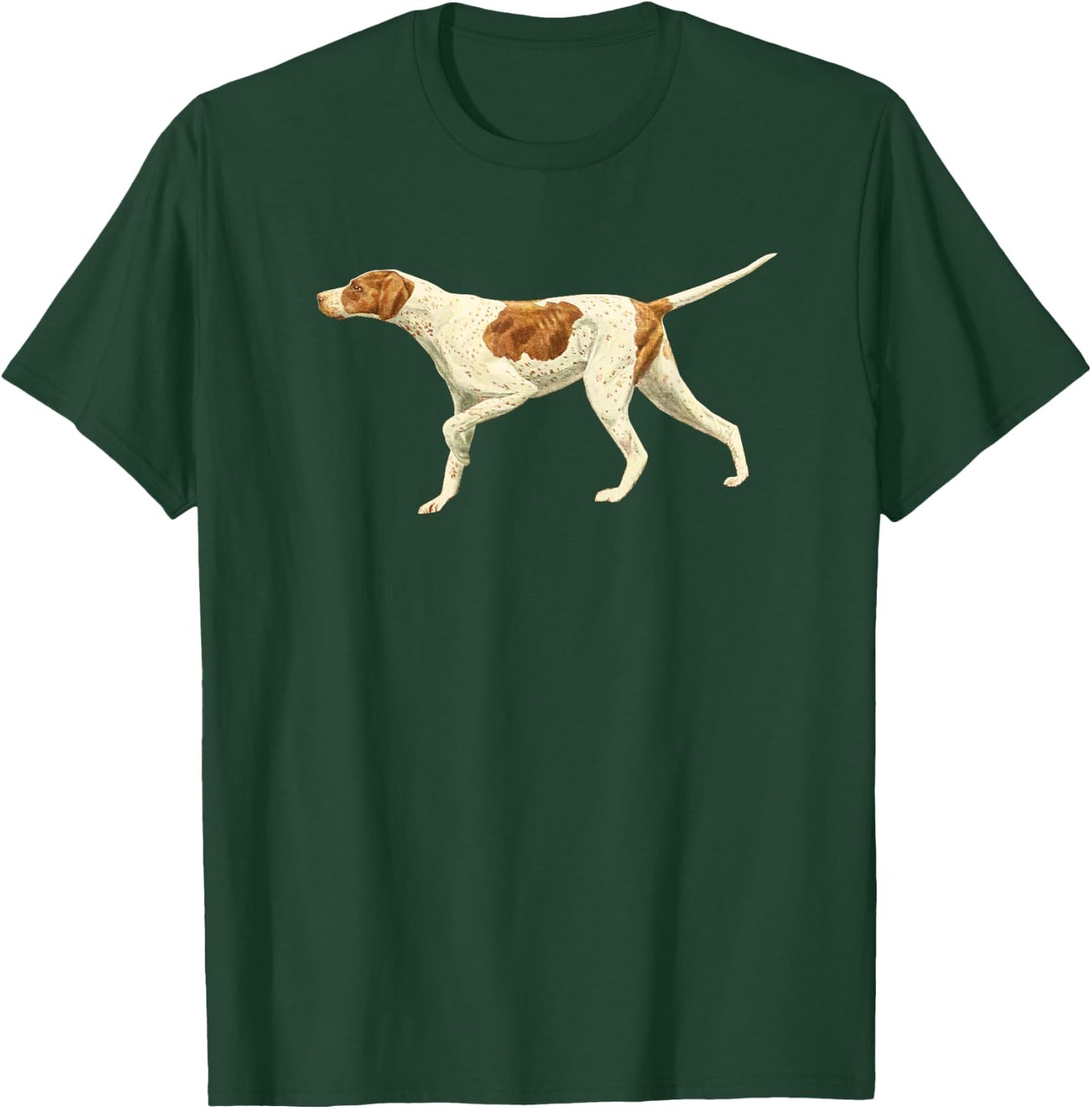 Pointer Dog Pointing English Pointer Bird Dog Lover T-Shirt - T-Shirt | Forest