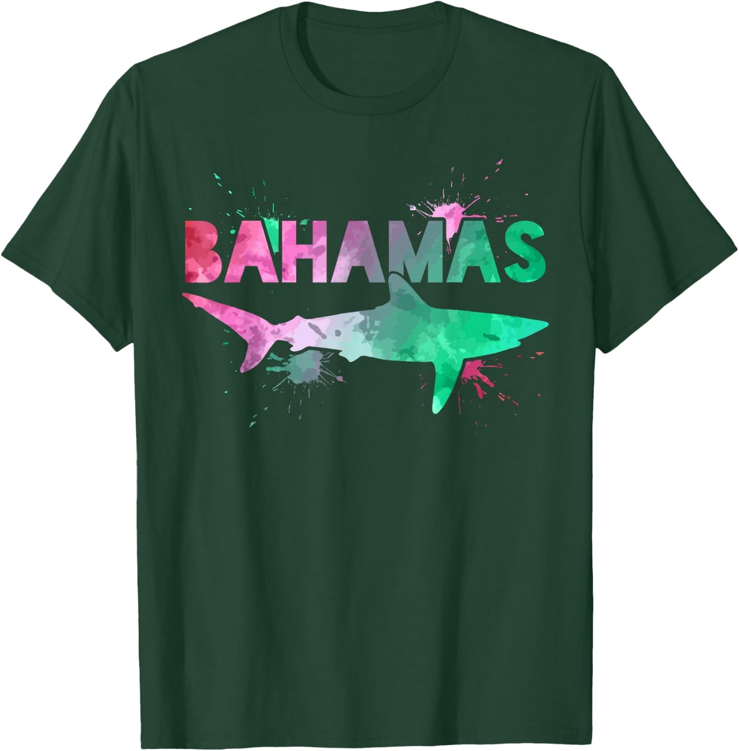 Bahamas Shark Diving Surfer Souvenir Gift T-Shirt - T-Shirt | Forest