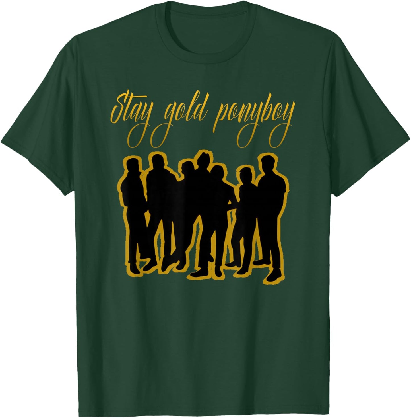 Stay Gold Ponyboy Vintage Classic T-Shirt - T-Shirt | Forest