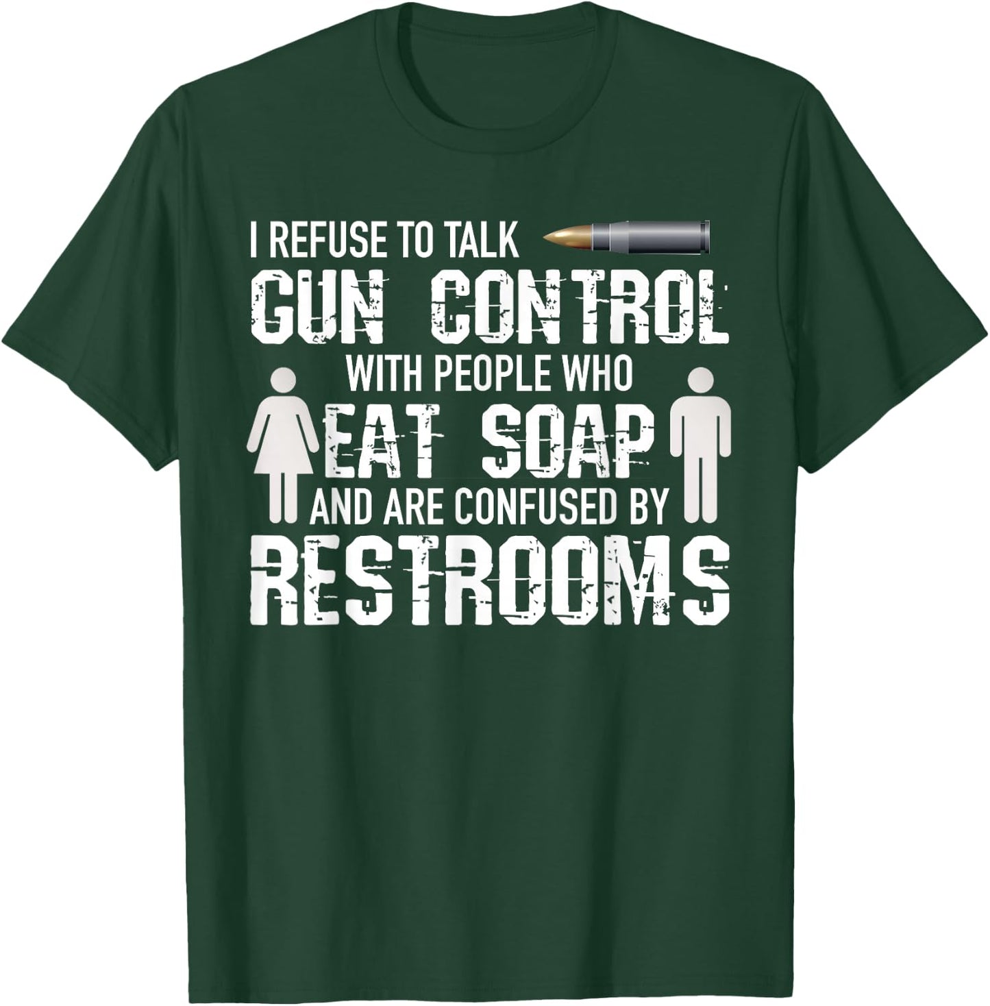 2nd Amendment Gun Rights Pro Gun Debate T-Shirt - T-Shirt | Forest
