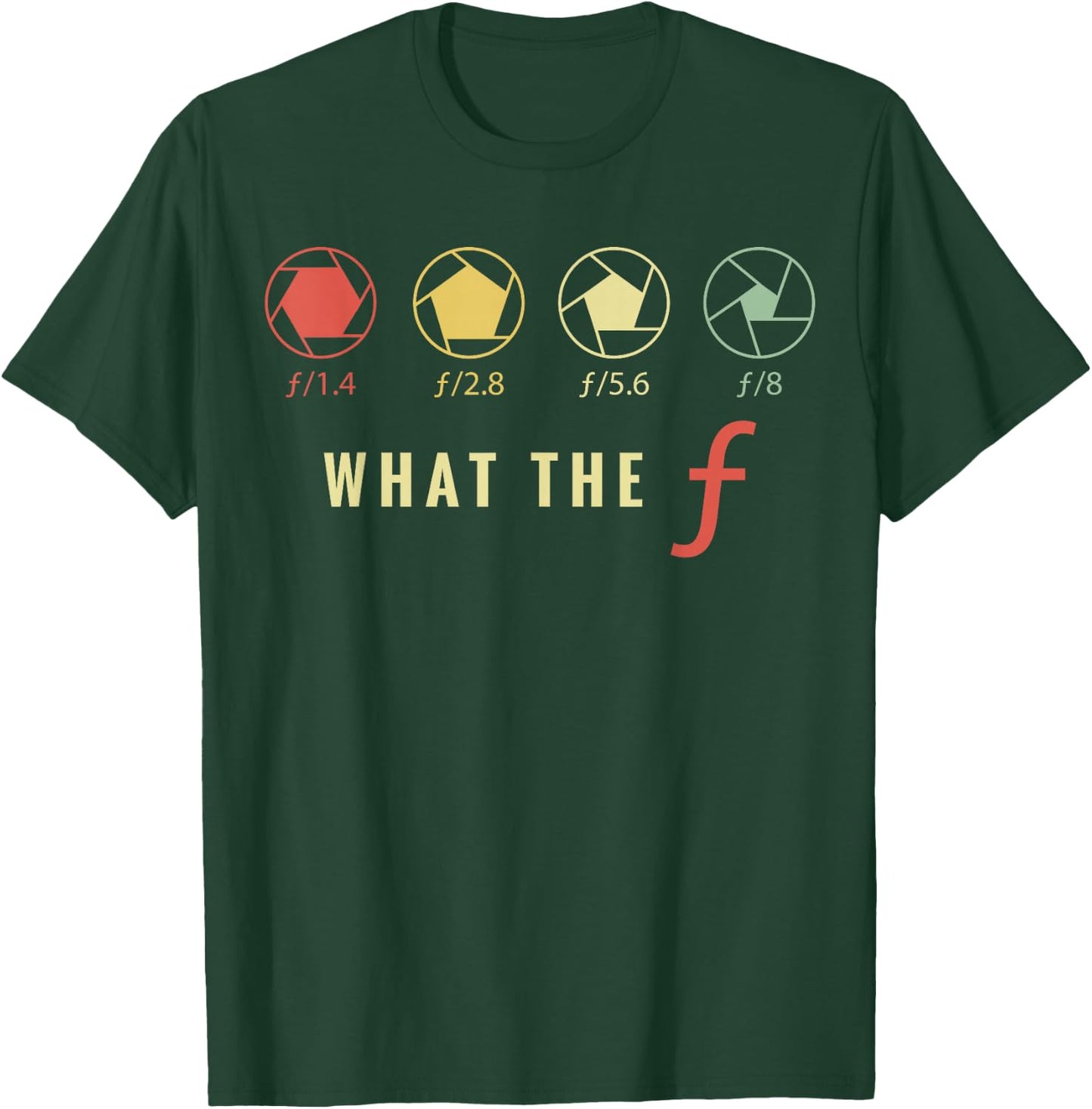 Photography Lover Gift | What The F | Women Men T-Shirt - T-Shirt | Forest