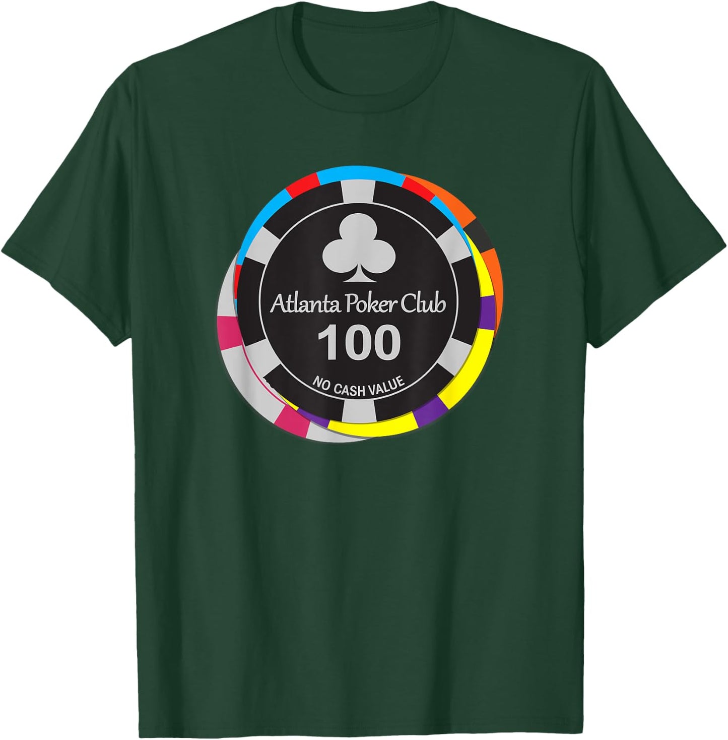 Atlanta Poker Club Big Stack T-Shirt - T-Shirt | Forest