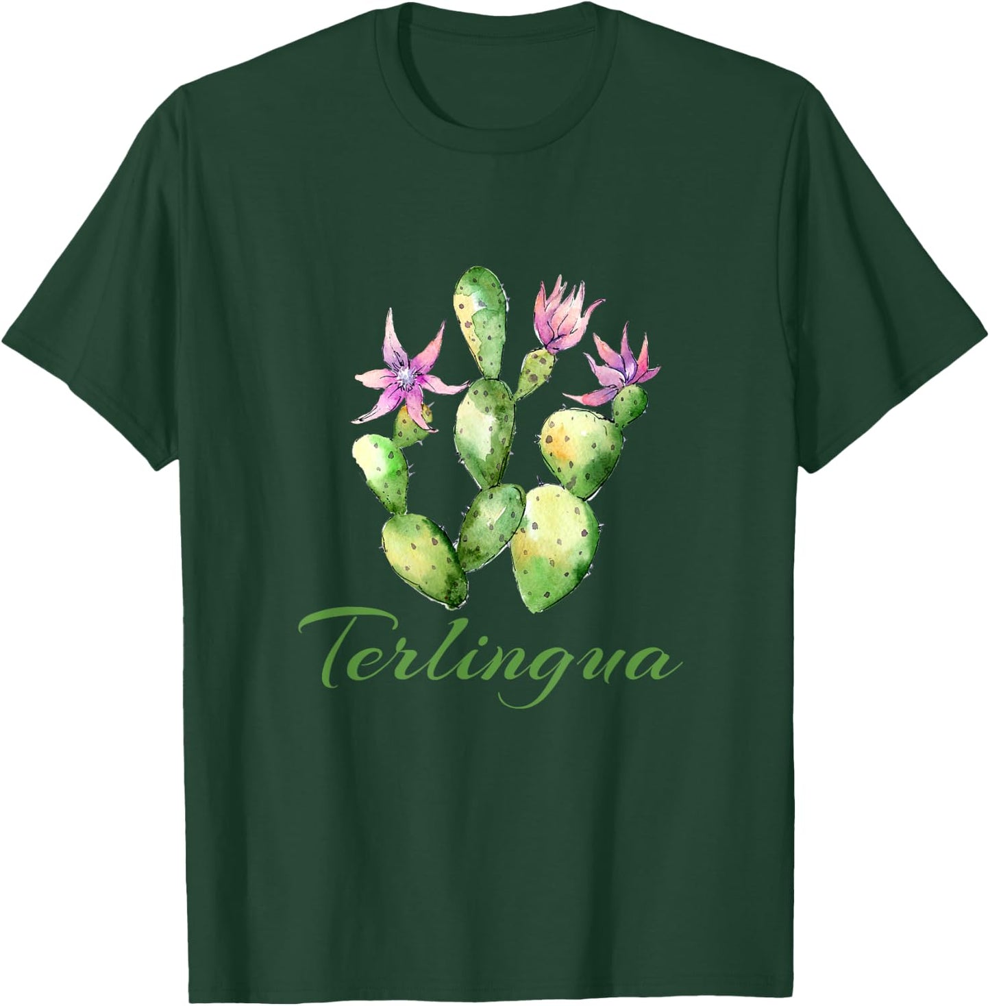 Terlingua Texas Cactus T-Shirt - T-Shirt | Forest