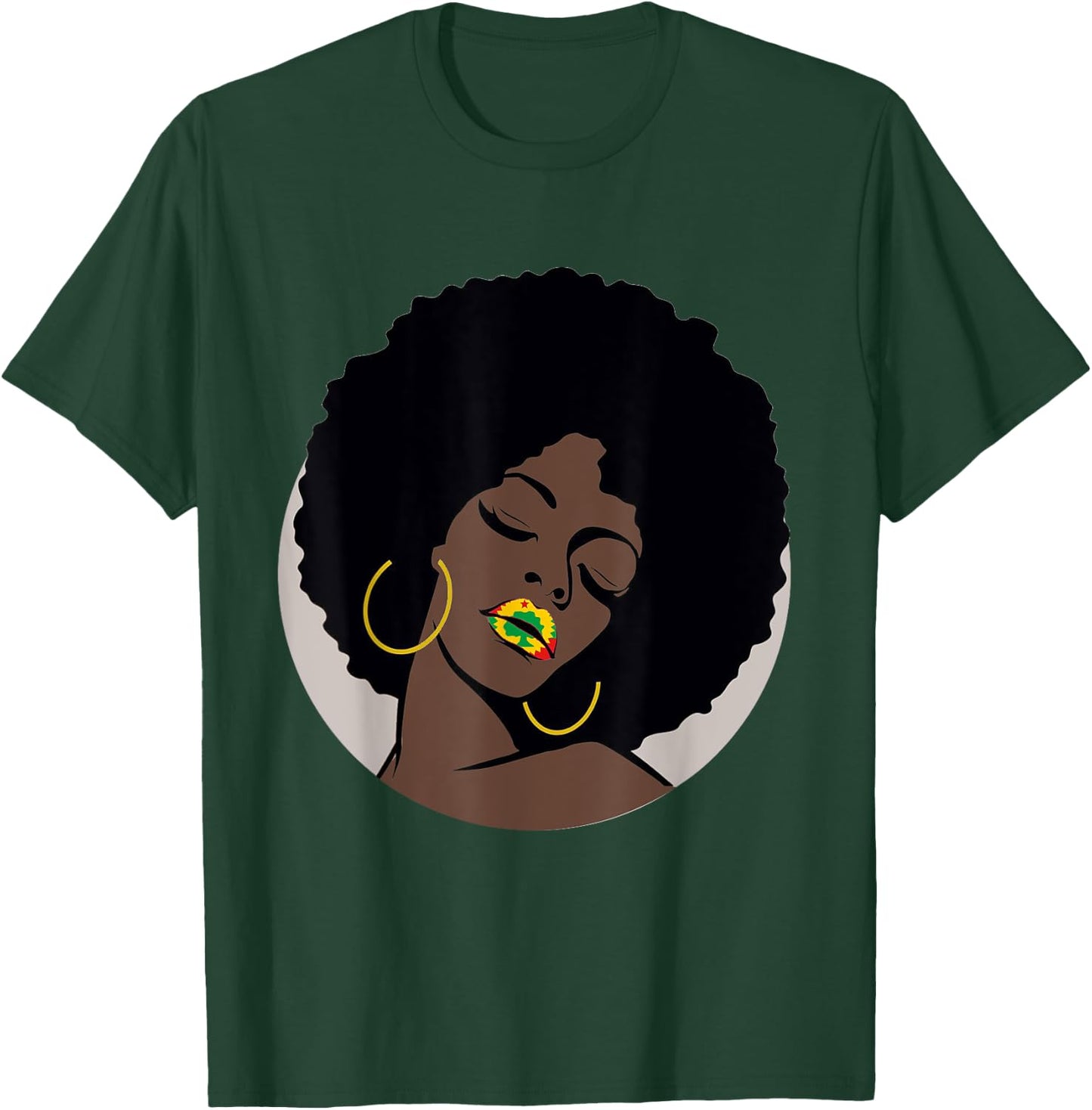 Beautiful Ethiopian Oromo Girls shirt Oromo Mom gift T-Shirt - T-Shirt | Forest