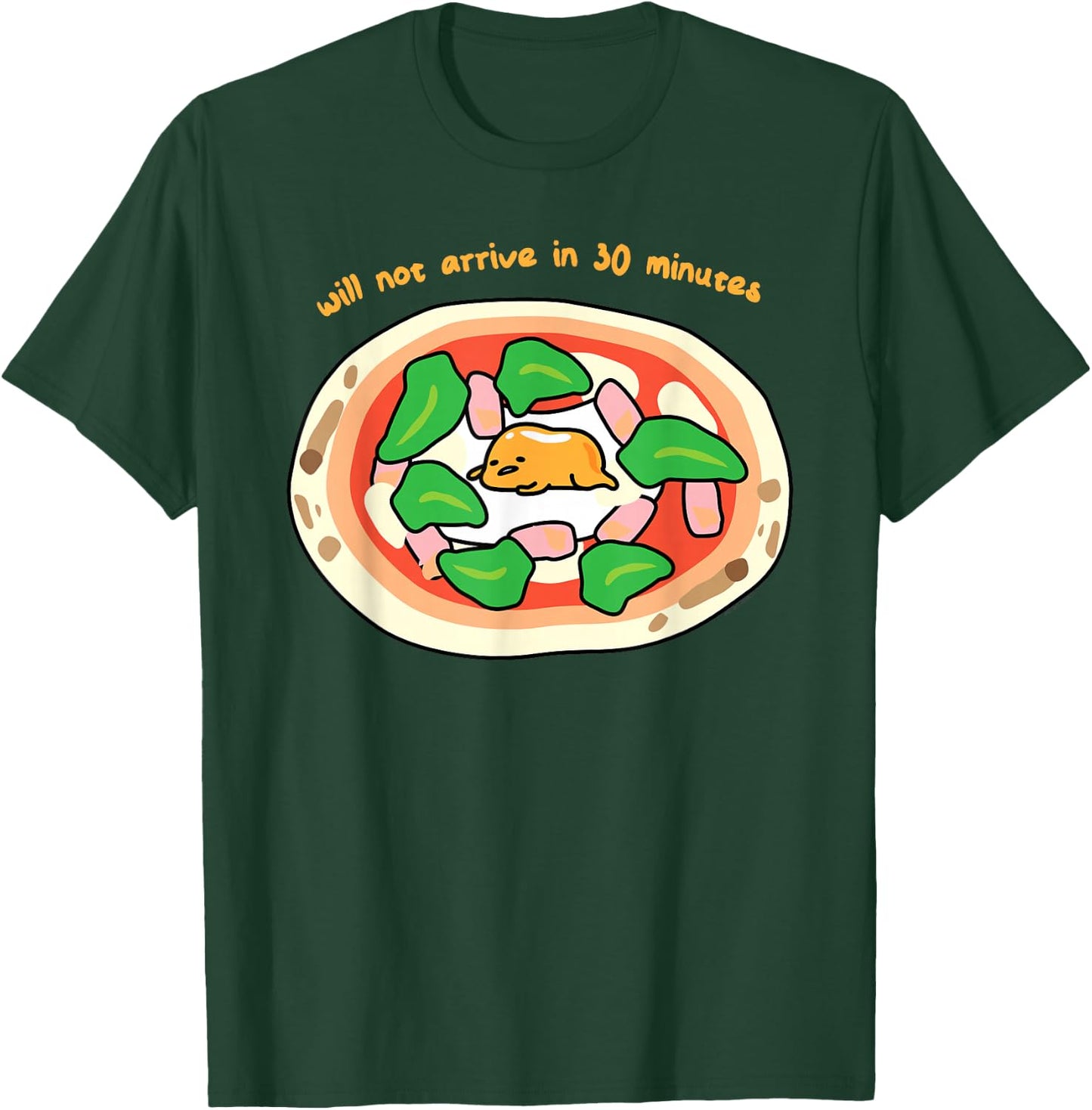 Gudetama the Lazy Egg Pizza Shirt T-Shirt - T-Shirt | Forest