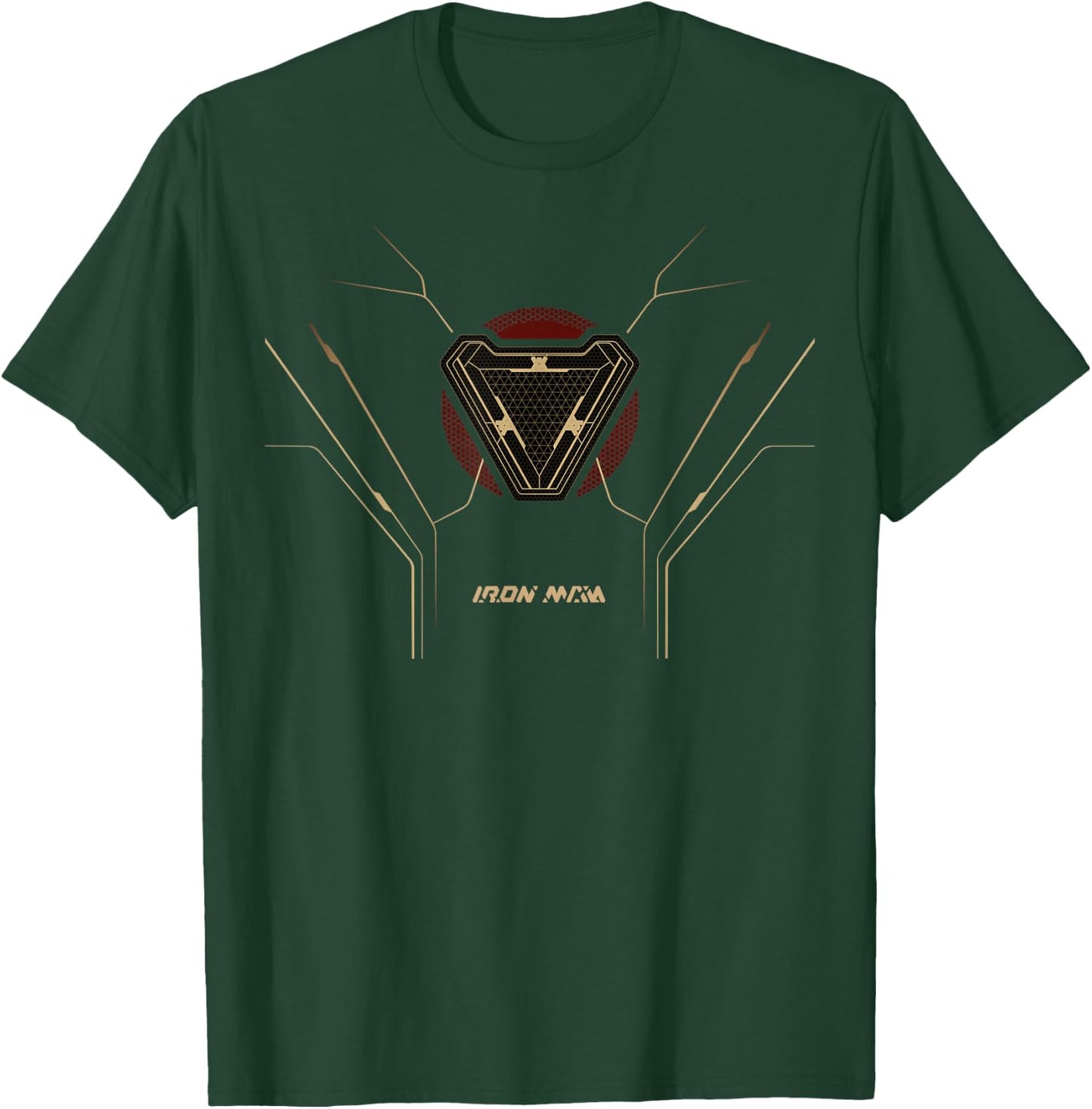 Marvel Iron Man Arc Reactor Suit Poster T-Shirt - T-Shirt | Forest